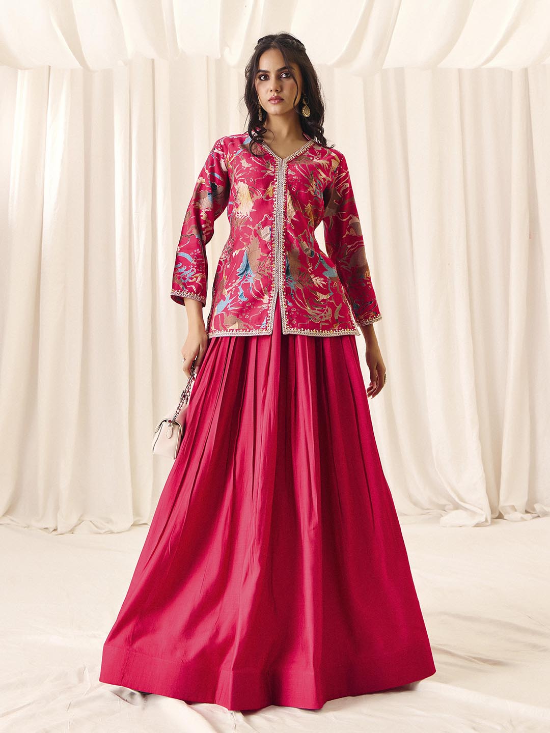Indo western Stitched Lehenga & Kurta – Madhuram | Wedding & Festive Wear