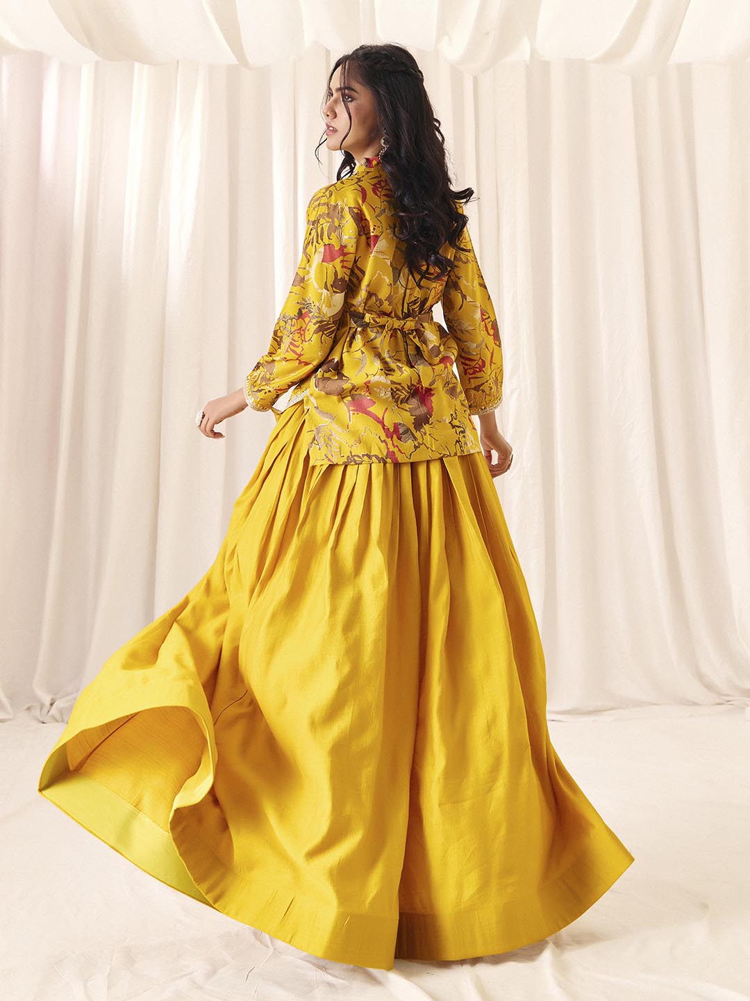 Indo western Stitched Lehenga & Kurta – Madhuram | Wedding & Festive Wear
