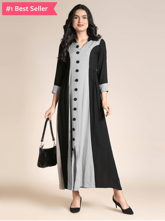Readymade Rayon A-Line Kurti – Flattering Fit, Stylish & Comfortable