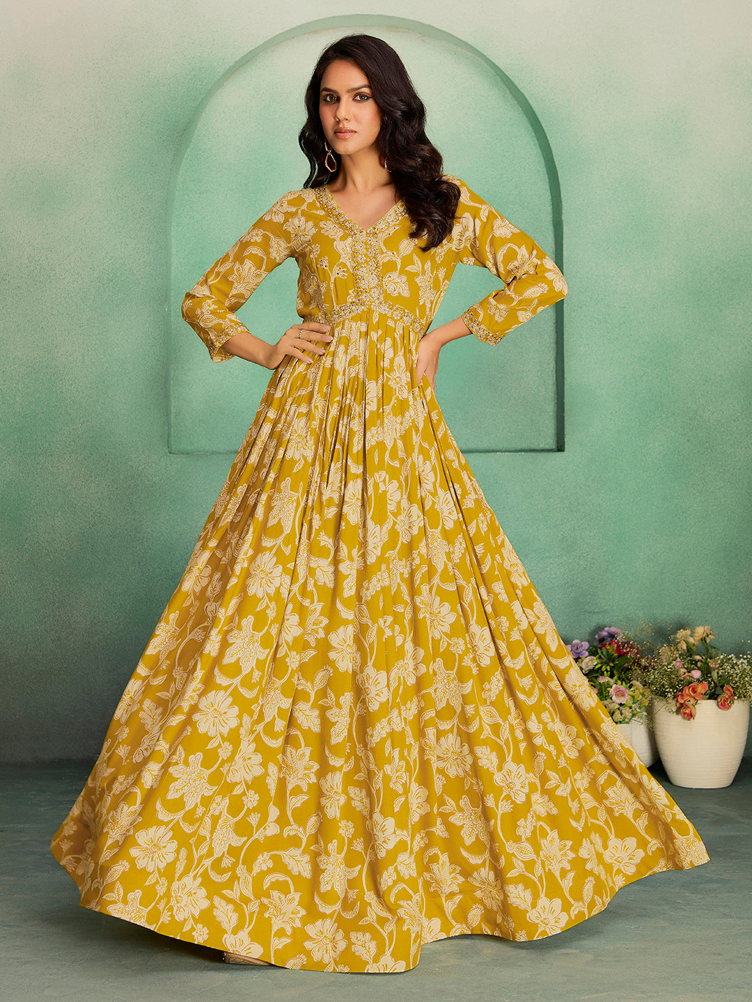 Madhuram Aliya Cut Anarkali Gown – Wedding & Festive Wear
