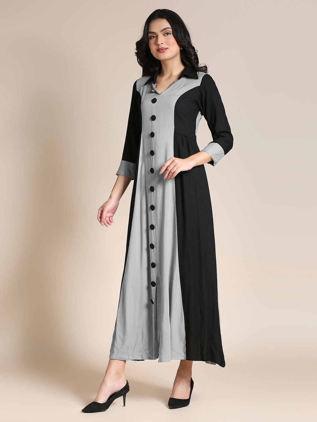 Readymade Rayon A-Line Kurti – Flattering Fit, Stylish & Comfortable