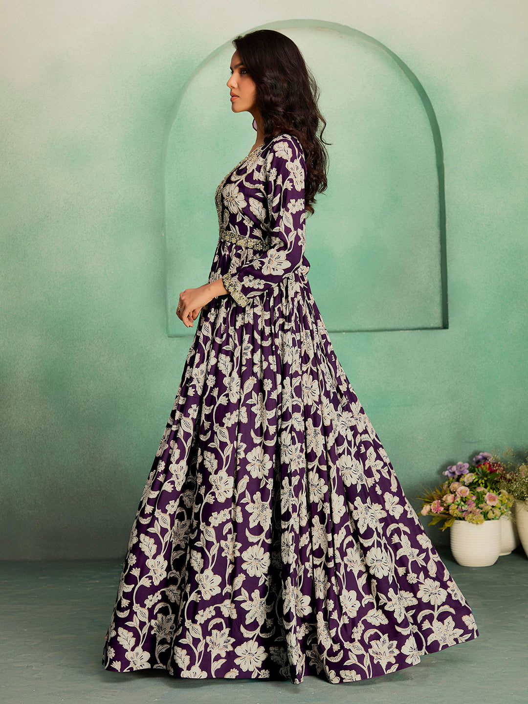 Madhuram Aliya Cut Anarkali Gown – Wedding & Festive Wear