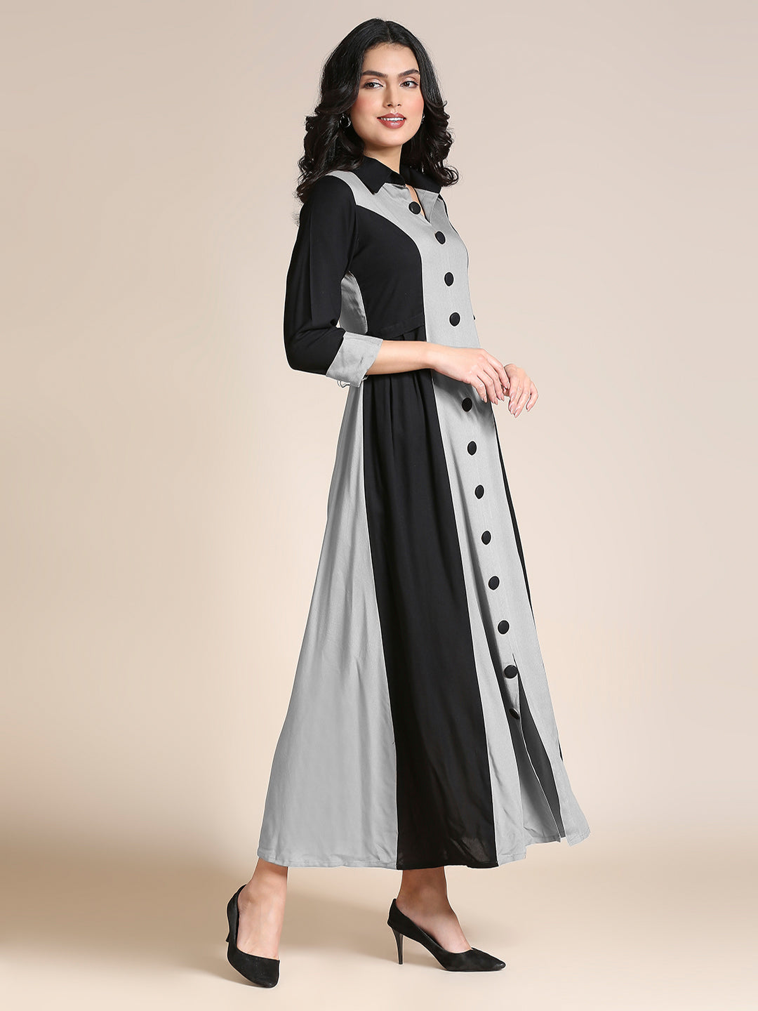 Readymade Rayon A-Line Kurti – Flattering Fit, Stylish & Comfortable