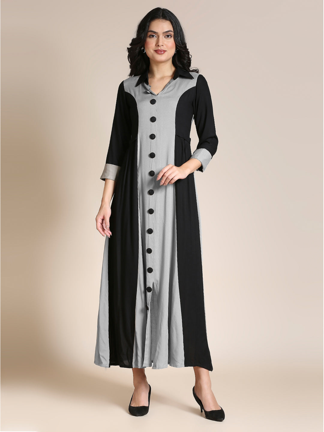 Readymade Rayon A-Line Kurti – Flattering Fit, Stylish & Comfortable