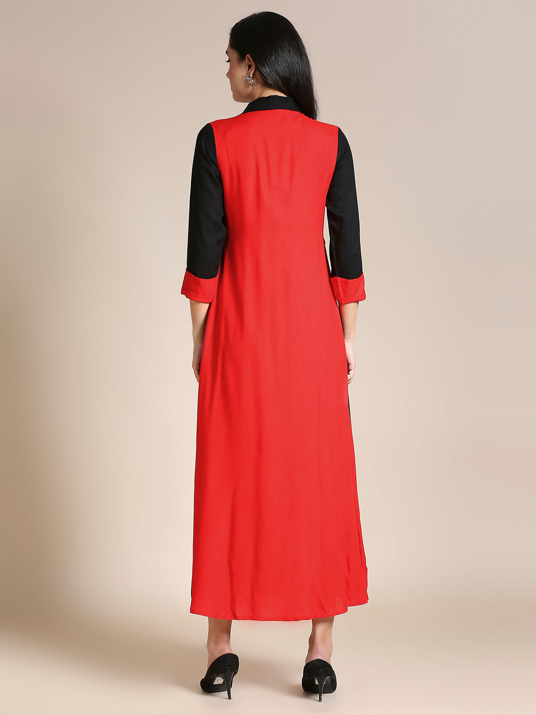 Readymade Rayon A-Line Kurti – Flattering Fit, Stylish & Comfortable