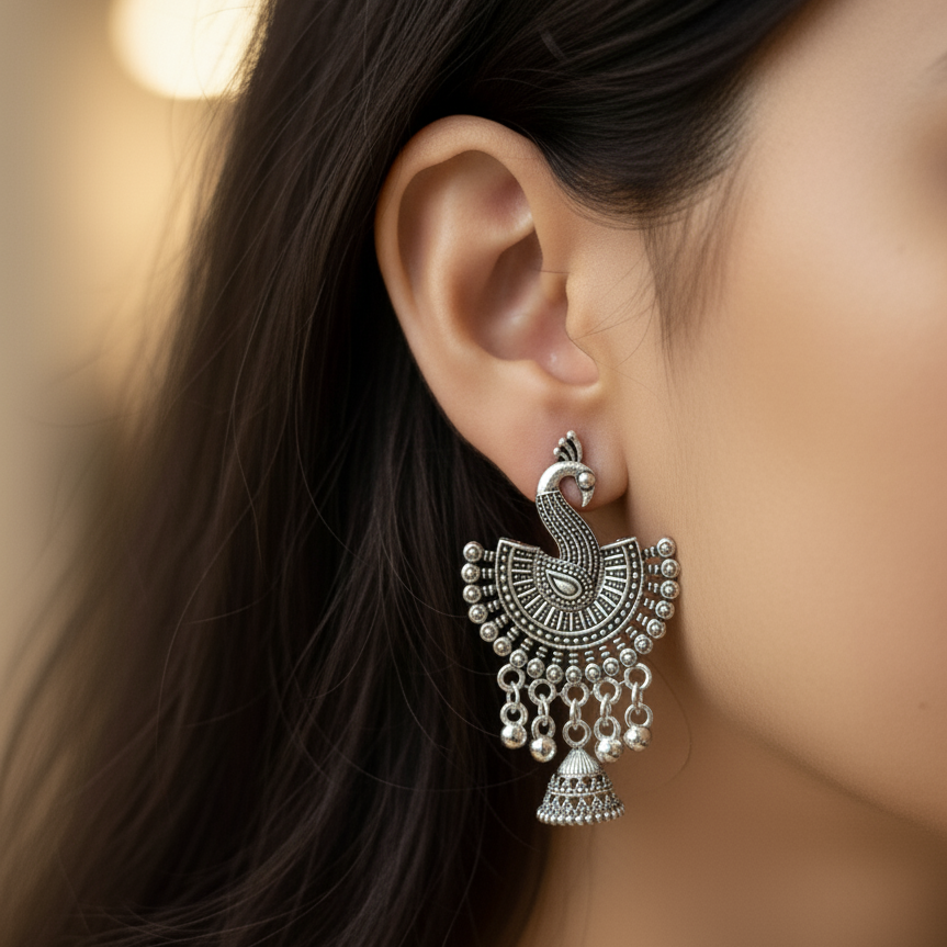 Peacock Earrings