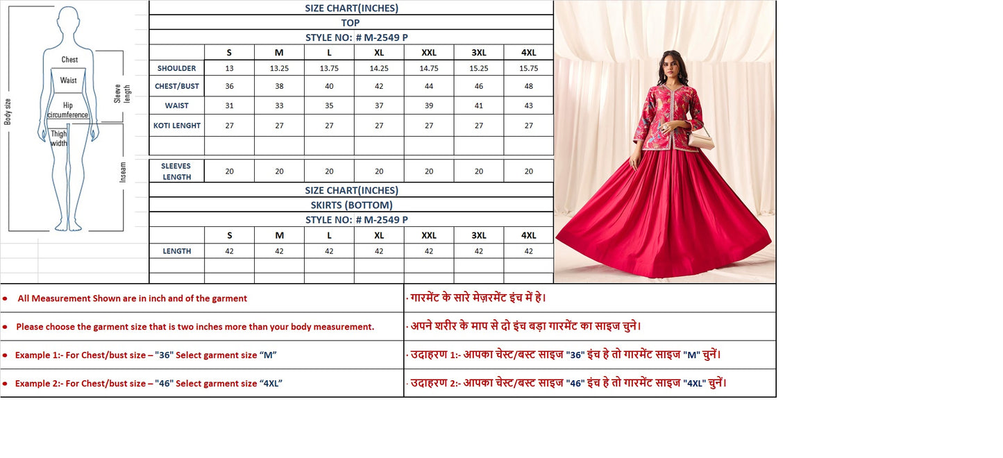 Indo western Stitched Lehenga & Kurta – Madhuram | Wedding & Festive Wear