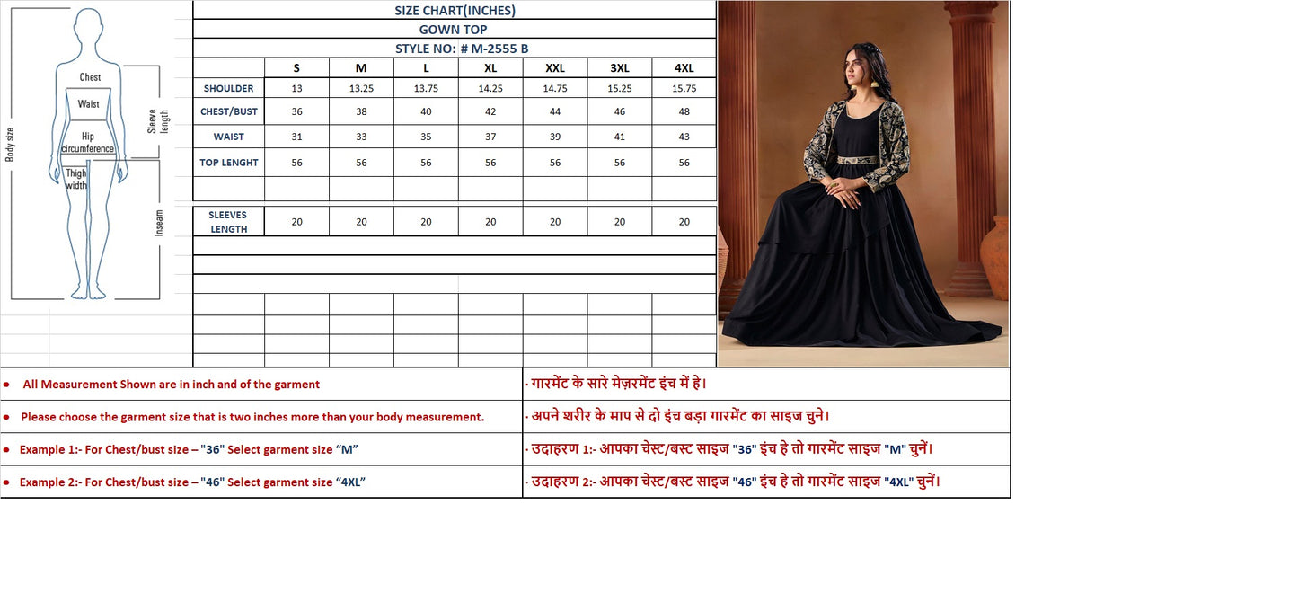 Indo Western for Woman Vatican Print Gown - Madhuram Wedding & Festive Wear